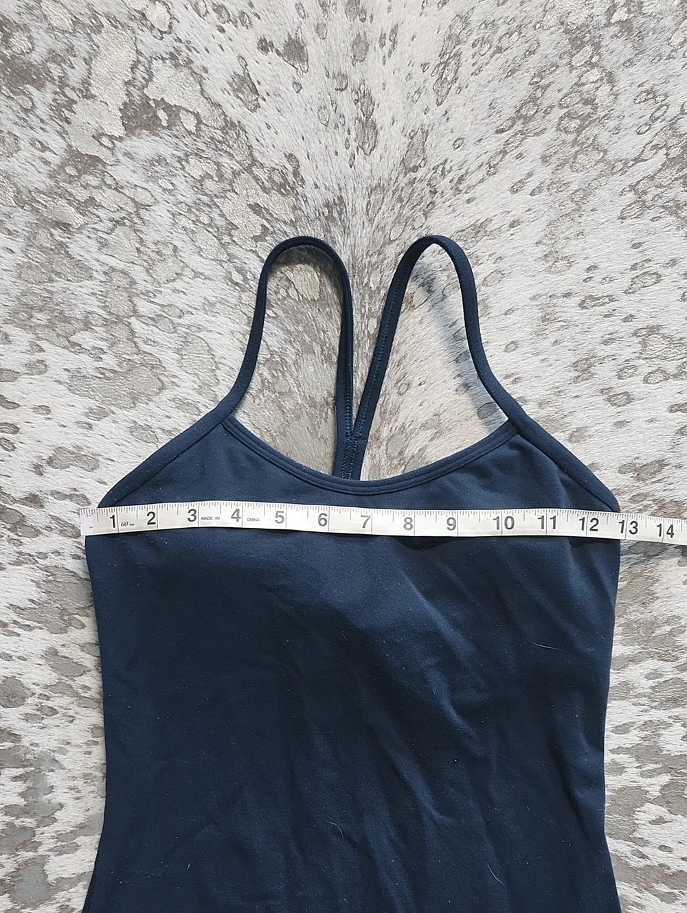 Lululemon Power Y Tank Midnight Navy Sz4